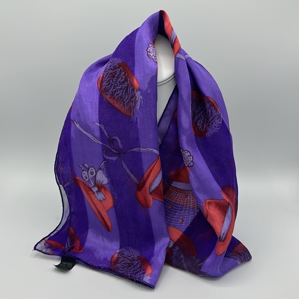 Bundle of Victoriana 4x6 Frame and Purple and Red Scarf- Red Hat Society Designs - Picture 3 of 17